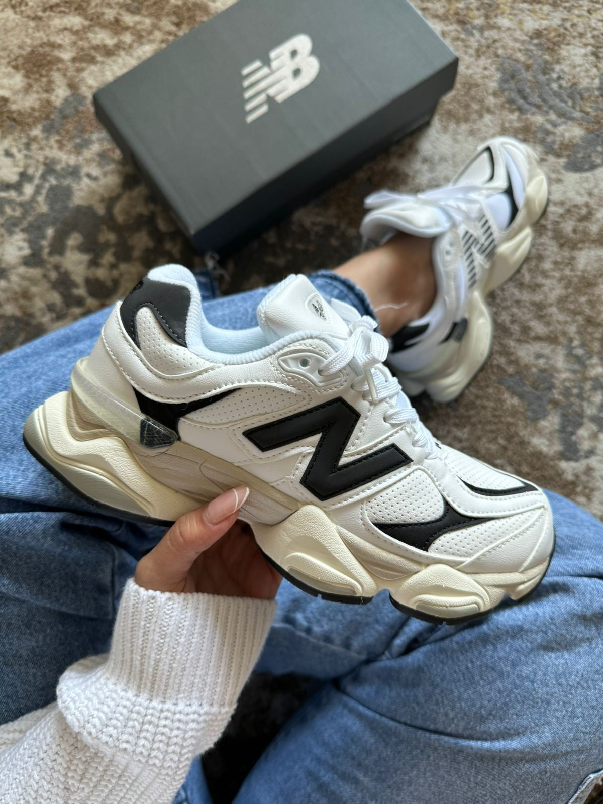 NEW BALANCE 9060 BLANCO / NAVY