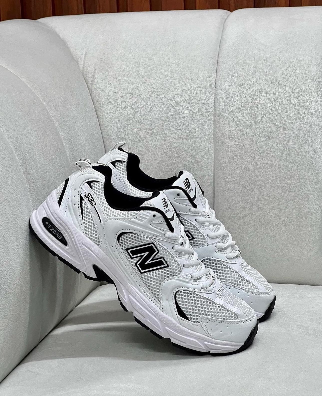 NEW BALANCE 530 BLANCO NEGRO