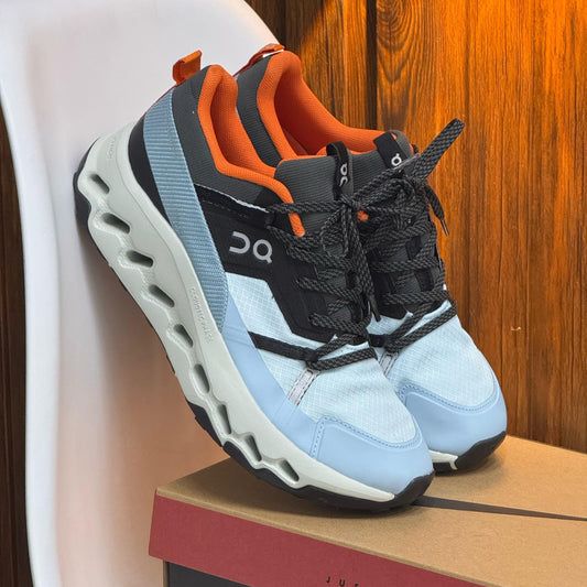 ON CLOUDTEC 6 BLUE SKY AND ORANGE