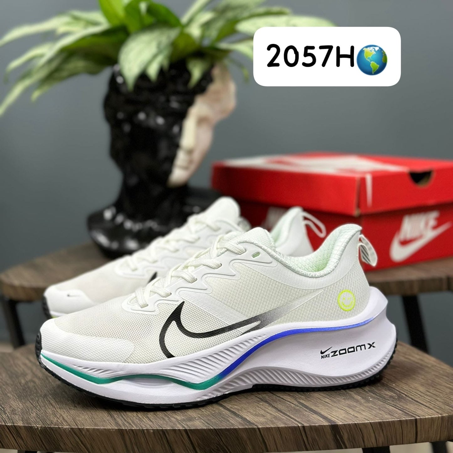 NIKE ZOOM X BLANCO LINE BLUE