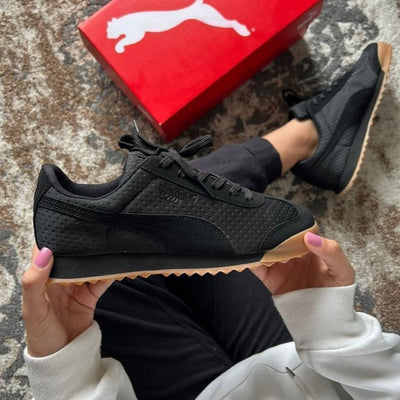 PUMA ROMA NEGRO SUELA DE GOMA