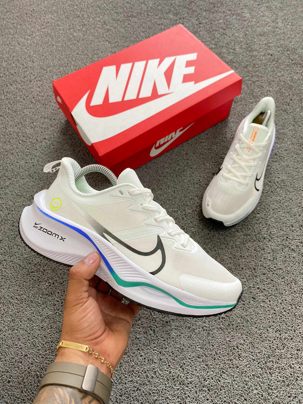 NIKE ZOOM X BLANCO LINE BLUE