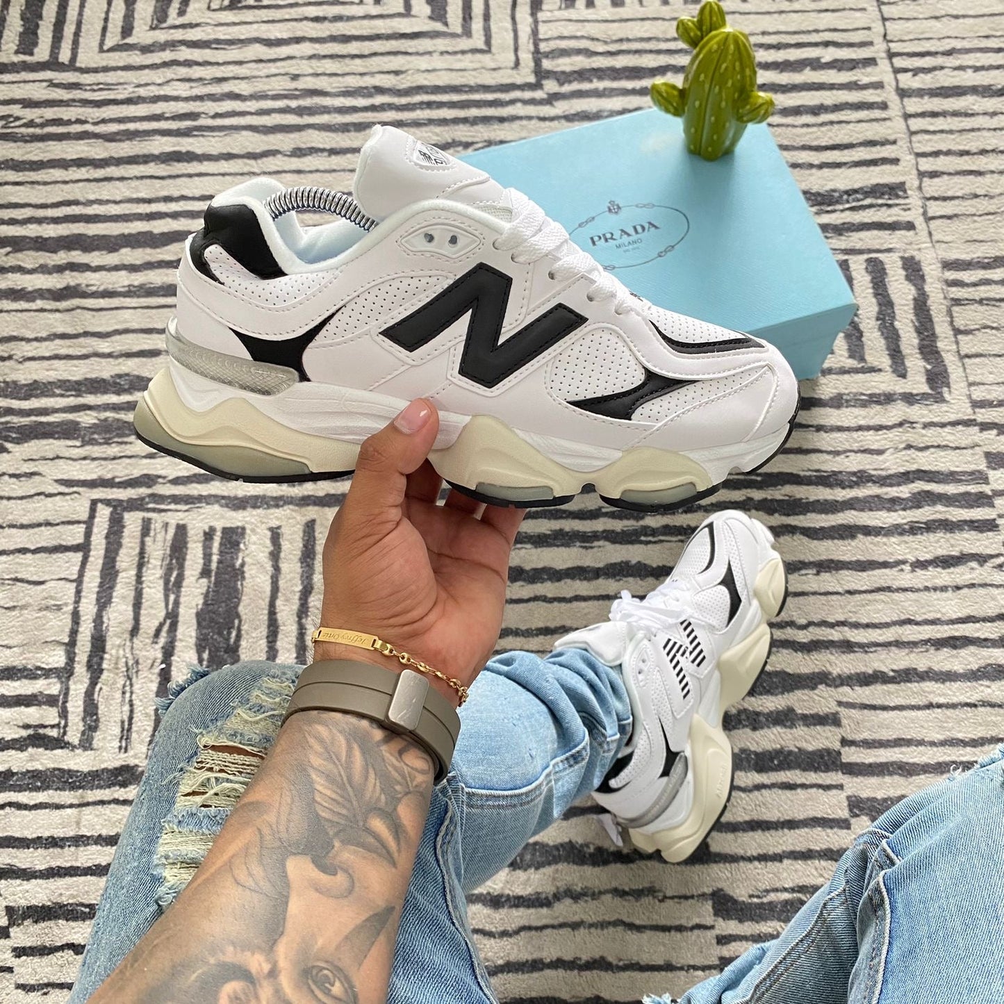 NEW BALANCE 9060 BLANCO / NAVY