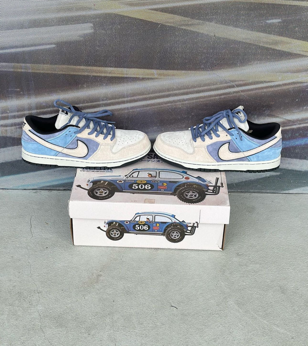NIKE SB LOW BLANCO AZUL 506