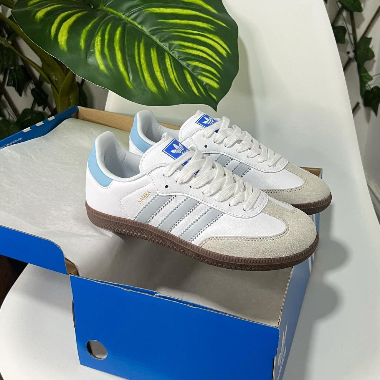 ADIDAS SAMBA BLUE SKY