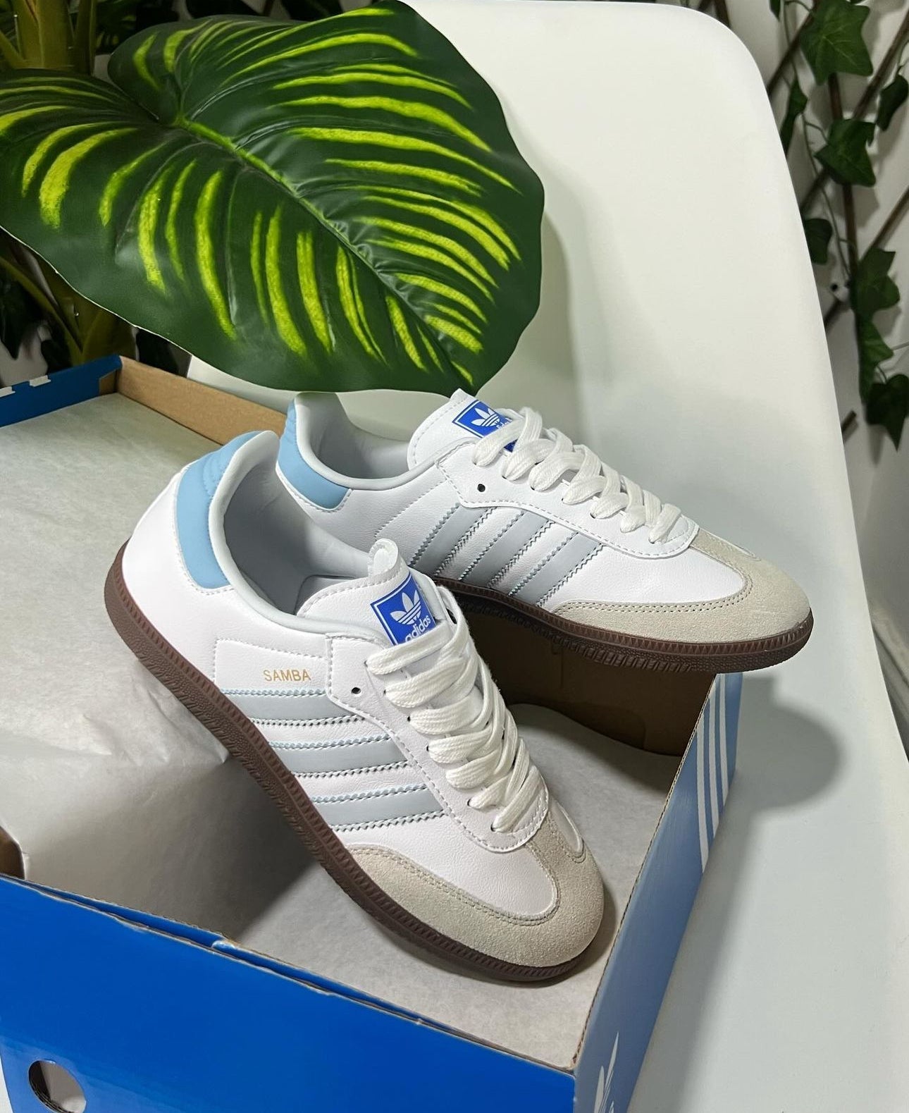 ADIDAS SAMBA BLUE SKY