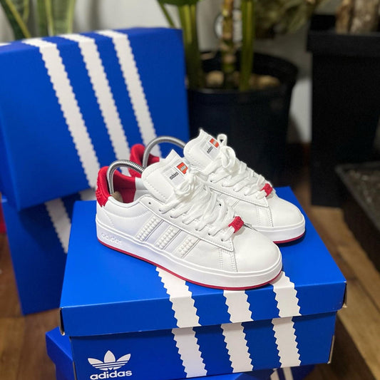 ADIDAS LEGO BLANCO ROJOS