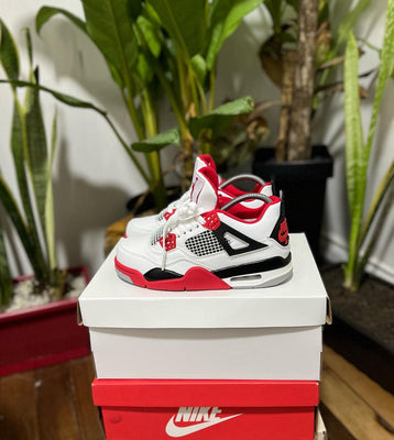 Jordan Retro Blanco N Rojo